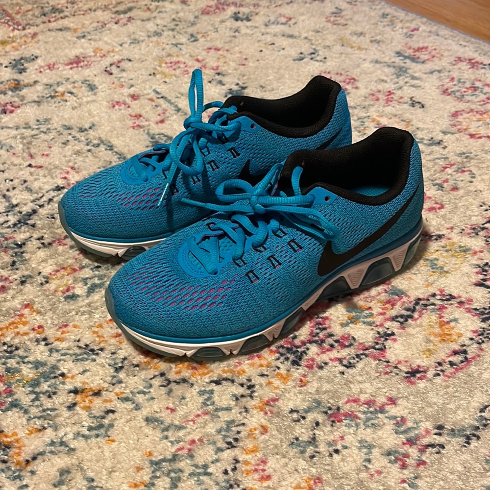Blue Nike size 7 air max worn once